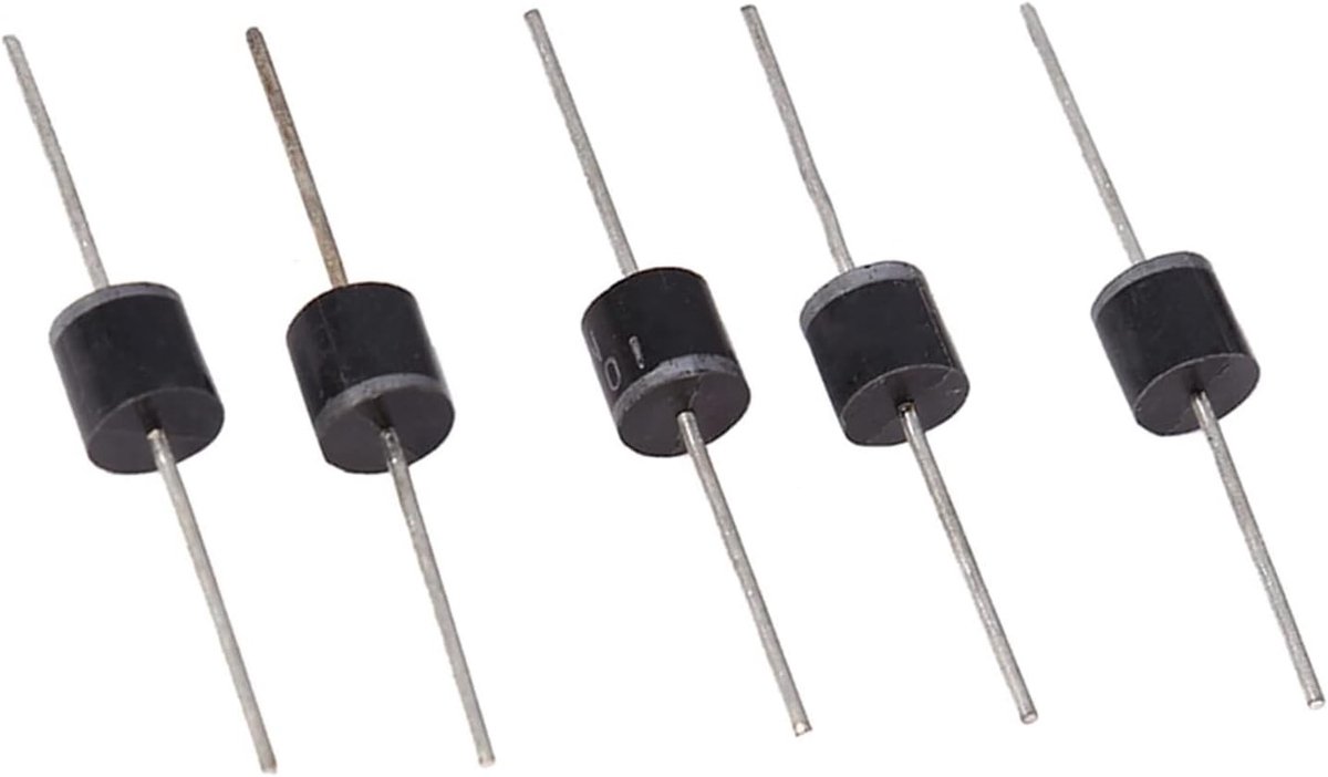 50 Stuks 12V Rectifier Diodes Set - 10A 1000V Hoge Spanning Axiale Diodes voor Algemeen Gebruik, Leadvrij en Betrouwbaar