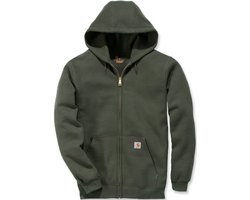 Carhartt Midweight Zip Hooded Sweatshirt Moss Heren L