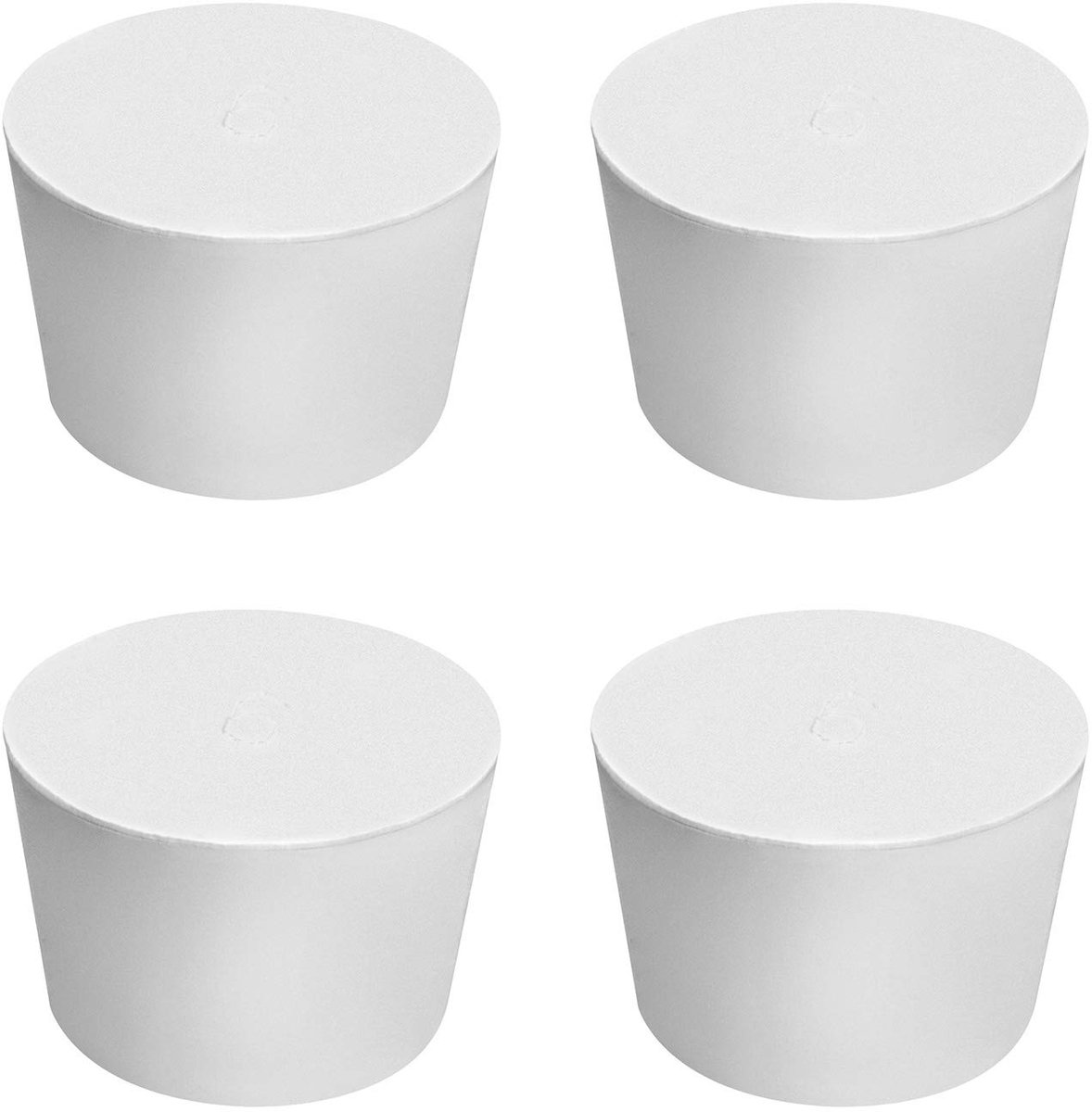 Laboratoriumrubberstopper 9# - Conisch - Hoogwaardige rubber - Ideaal voor het afdichten van glazen flessen - ShopVlot