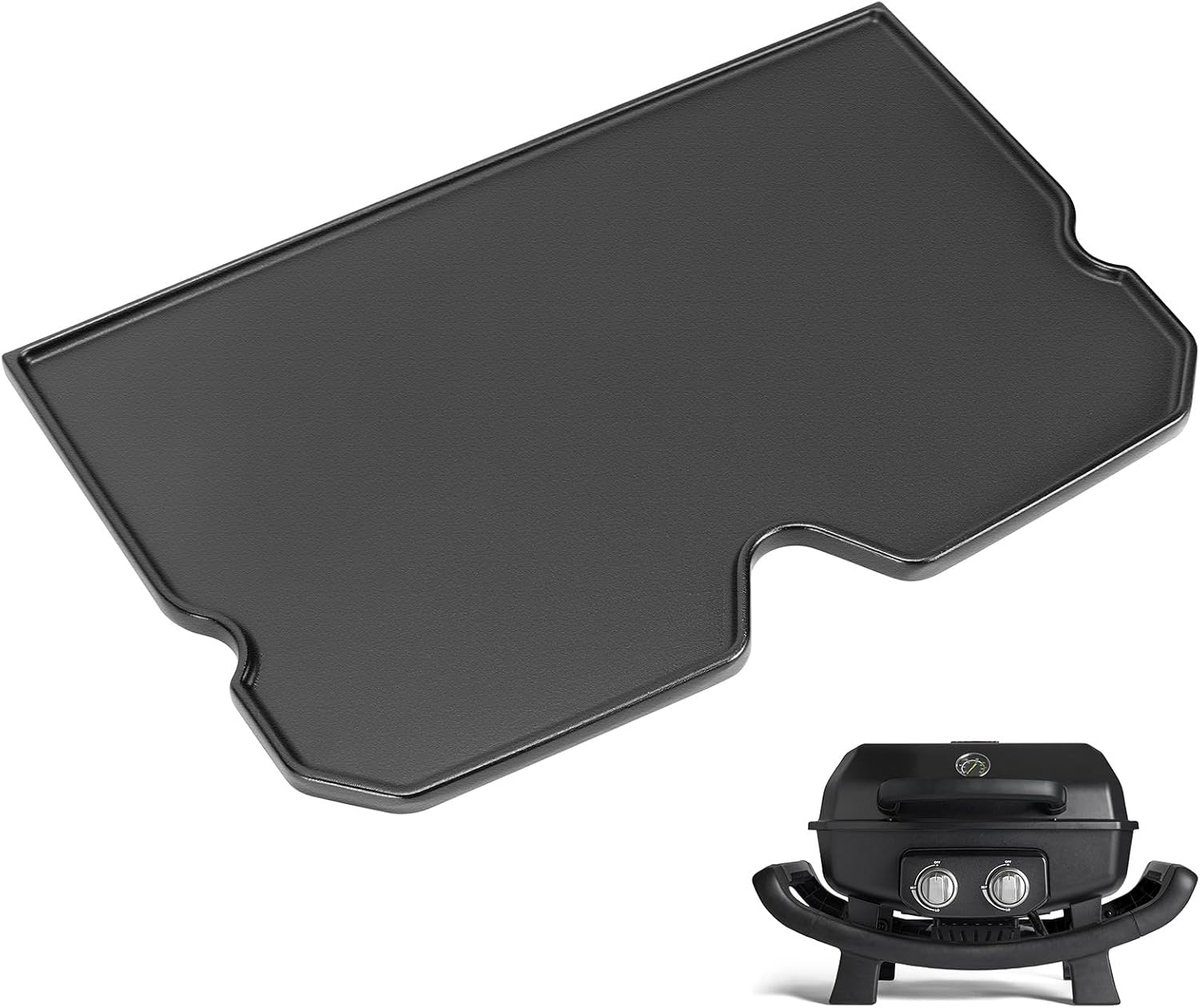 Denmay Gietijzeren grillplaat voor Burnhard Wayne 2-branders, 36,5 x 23,3 cm, gietijzeren grillpan, reserveonderdelen - ShopVlot