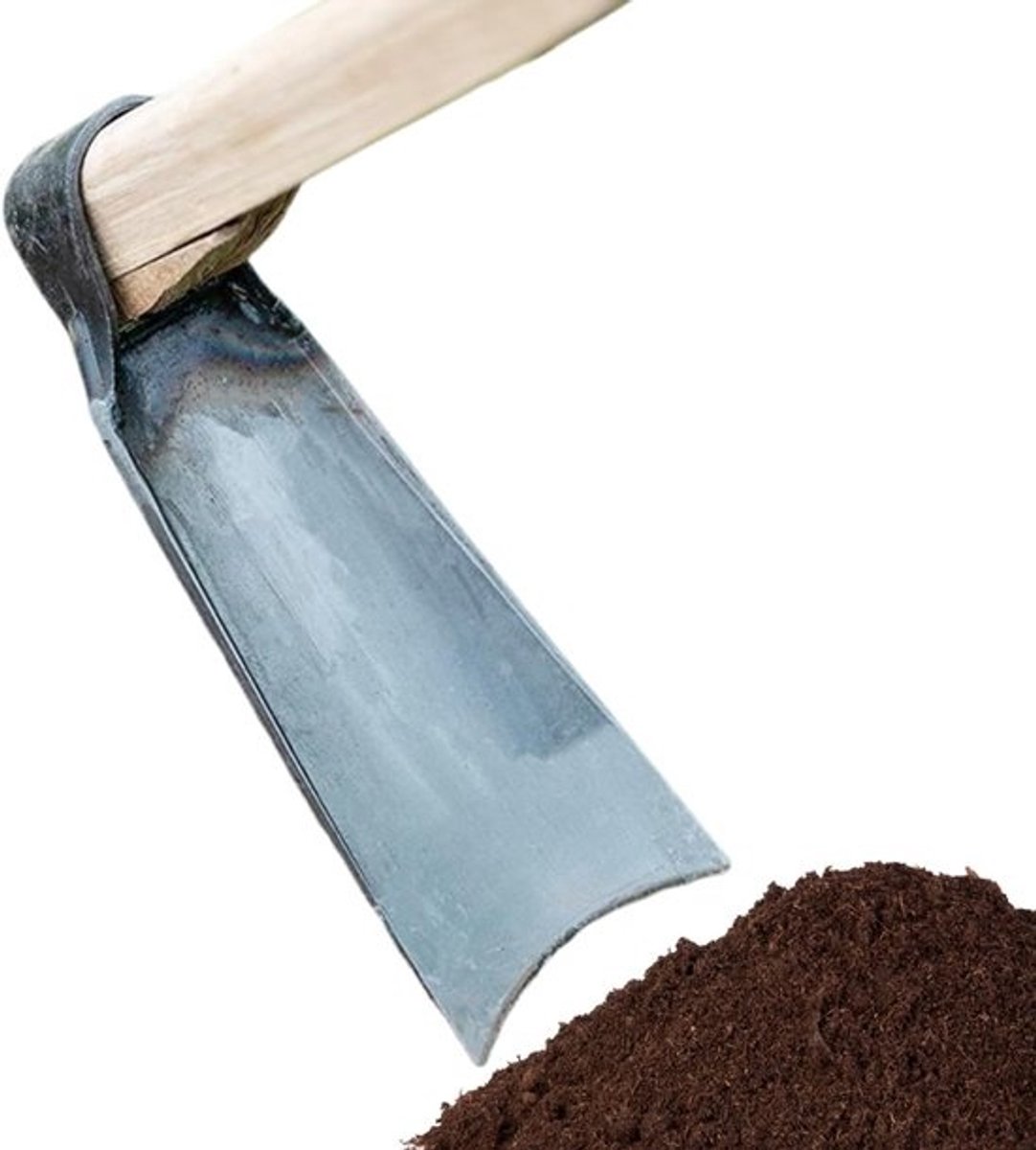 Tuinhakgereedschap - Handhak voor de tuin - Voor grondbewerking - Gehard staal - 11 cm breed - Zwart