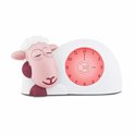 Roze schaap-wekker met een rode weergave van 3:00.