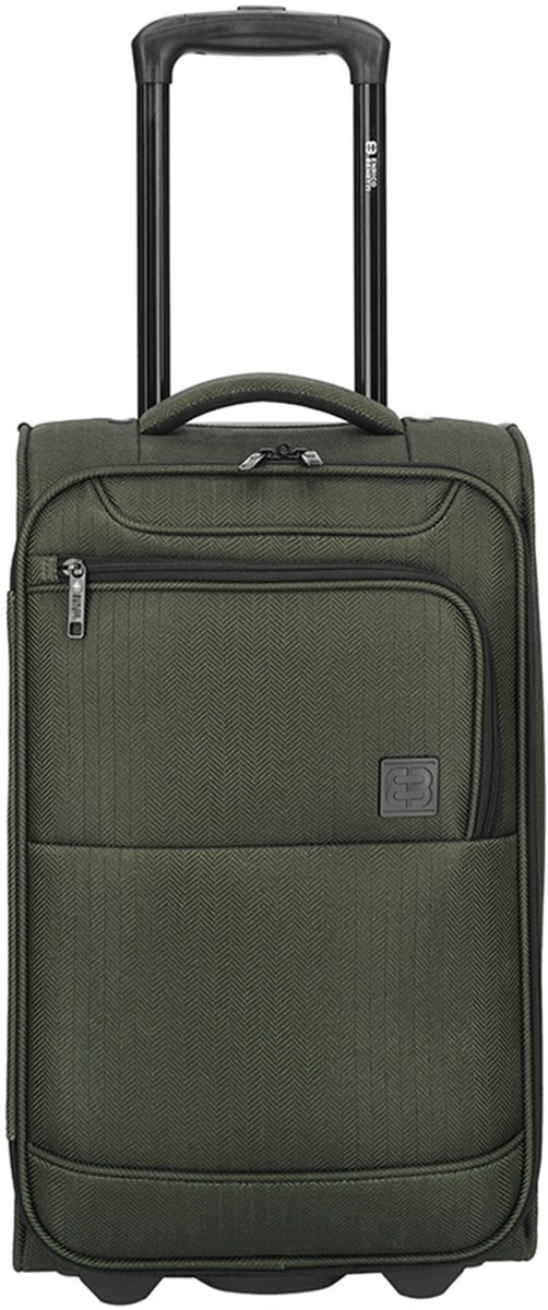 Enrico-Benetti Oakville - Handbagage Koffer - Olijf Groen - 50x30x15cm - Geschikt voor Qatar Airways