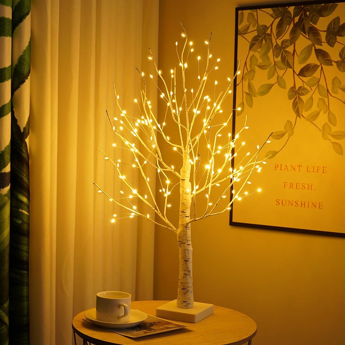 Home Accessories Seasonal decoration Christmas trees Birch light Tree Indoor (birch) - ShopVlot