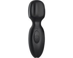 Pixey 2GO Mini Wand Vibrator - 10 Standen - USB Oplaadbaar - Waterdicht - Zwart