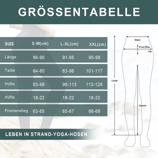 Dames Hoge Taille Leggings voor Sport en Yoga - Ademend, Comfortabel en Stretchy Sportbroek — afbeelding 4