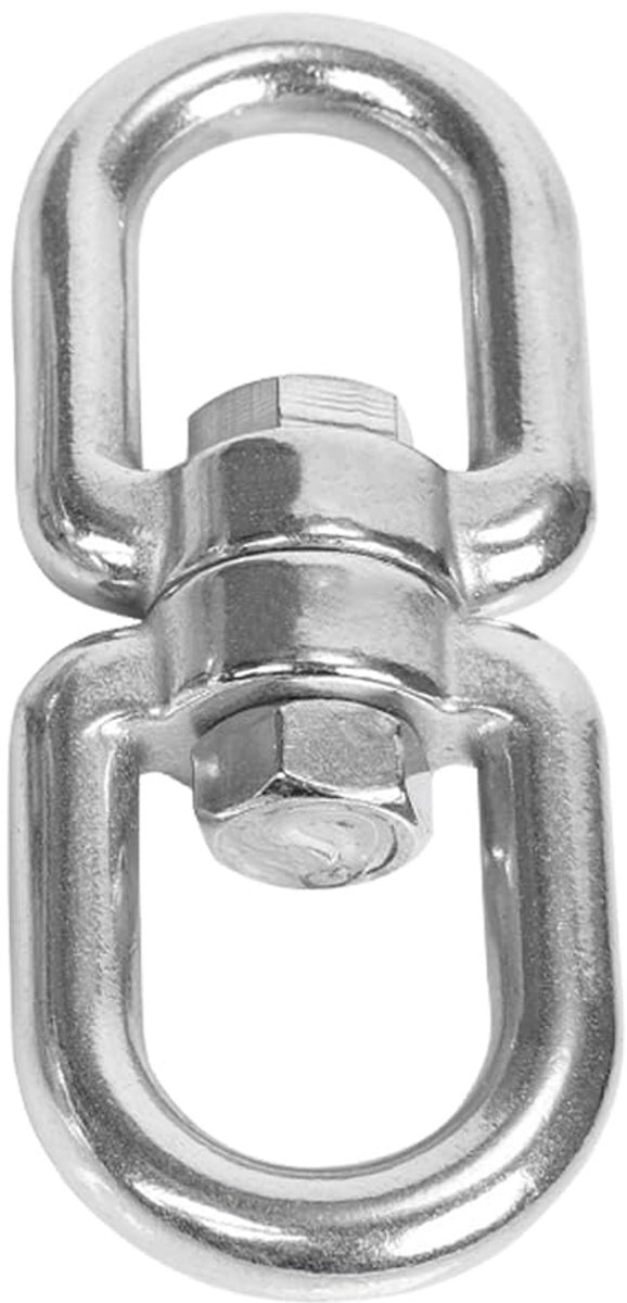 1 Stks RVS Draairing, M10 Swing Swivel 360 ° Rotatie Accessoire Hangmatten Draaibare Ring Sluiting Universele Swing - ShopVlot