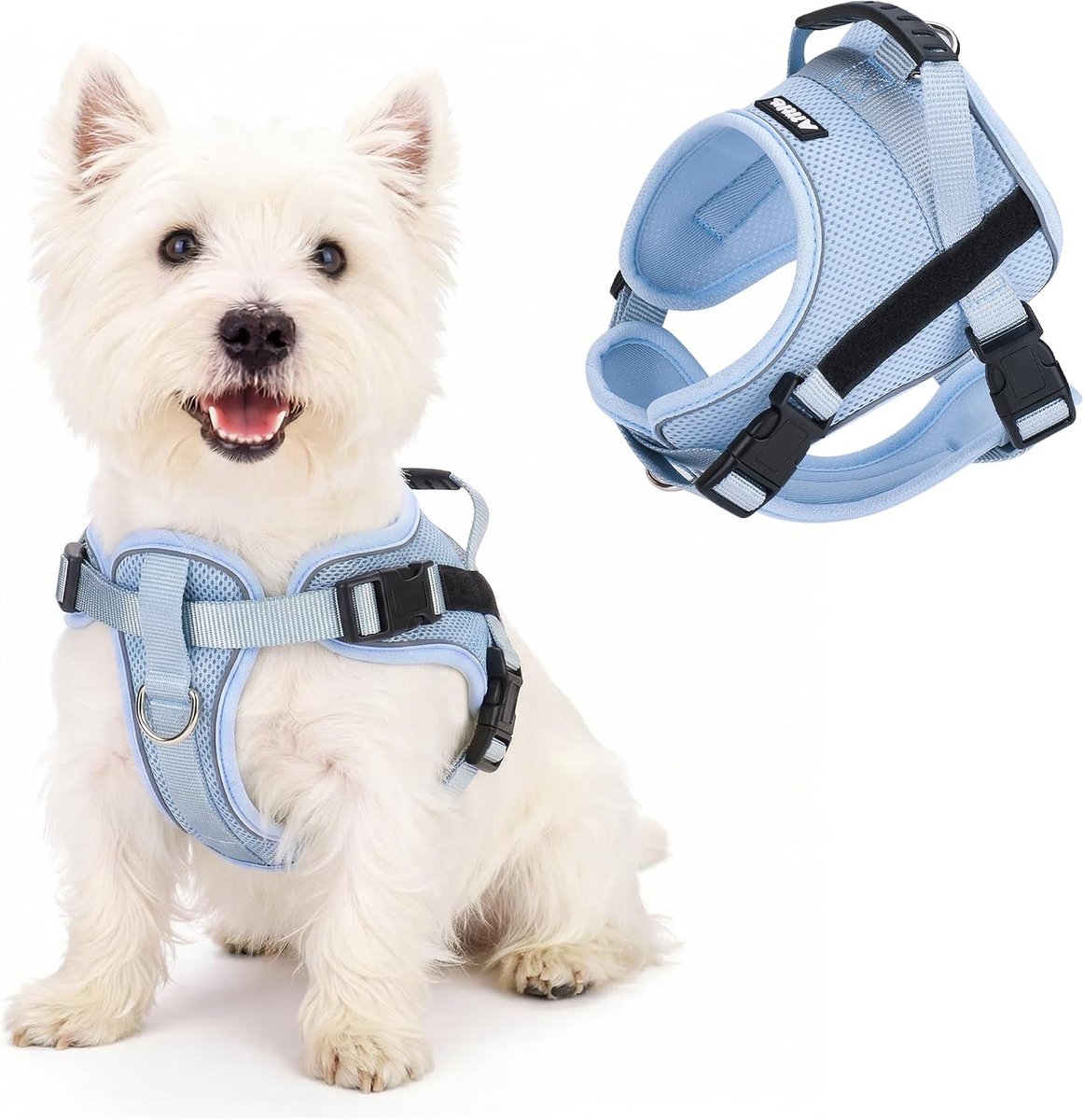 Hondentuigje S - Reflecterend - Ademend mesh - Comfortabel en verstelbaar - ShopVlot