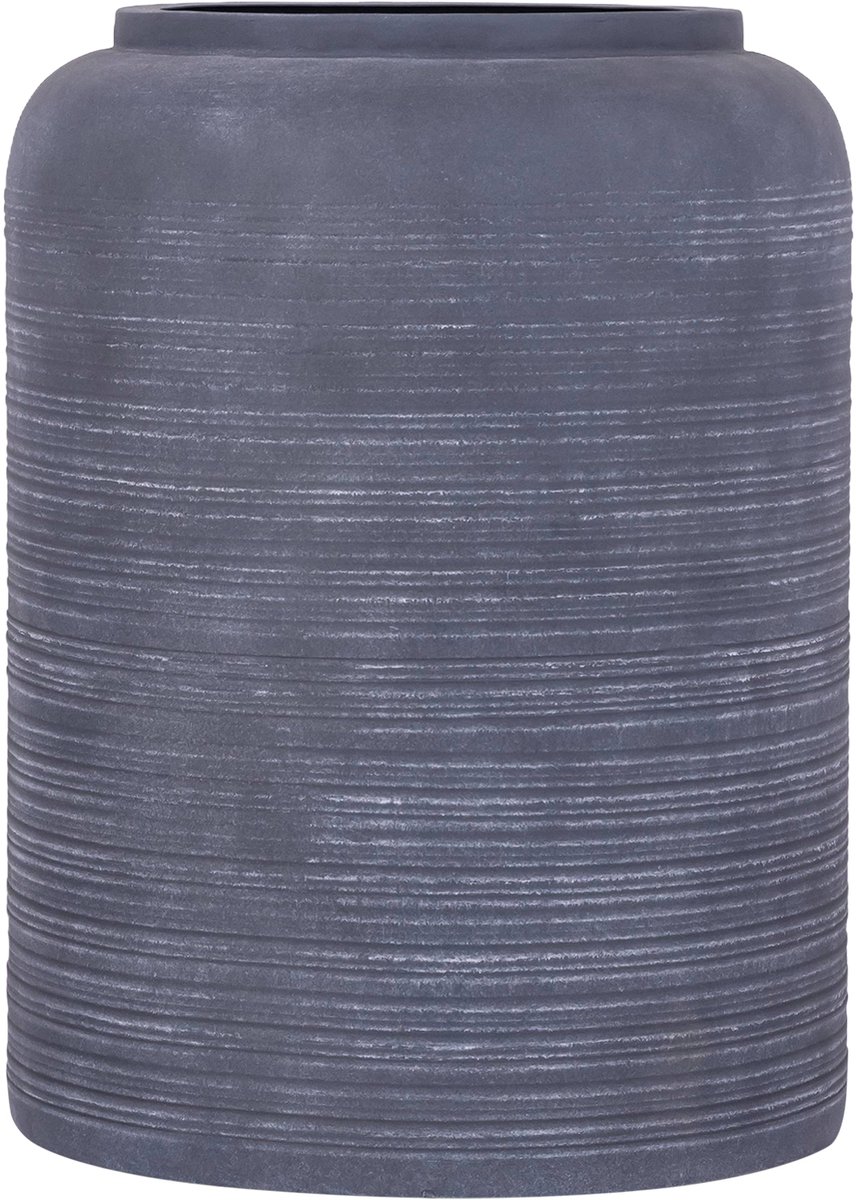 PTMD Lavada Antracite Iron Sheet Farmer Pot High Antraciet
