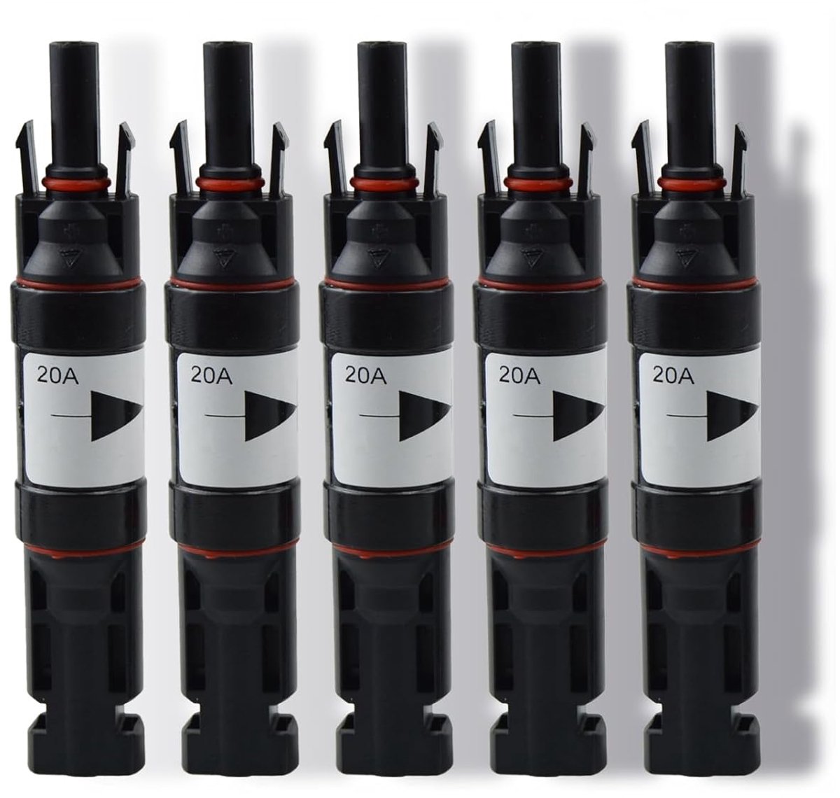 5 Pairs of Solar Plugs IP67 Waterproof, Plug Solar Panel, Male/Female, Solar Panel, Cable Plug, PV Plug, Compatible - ShopVlot