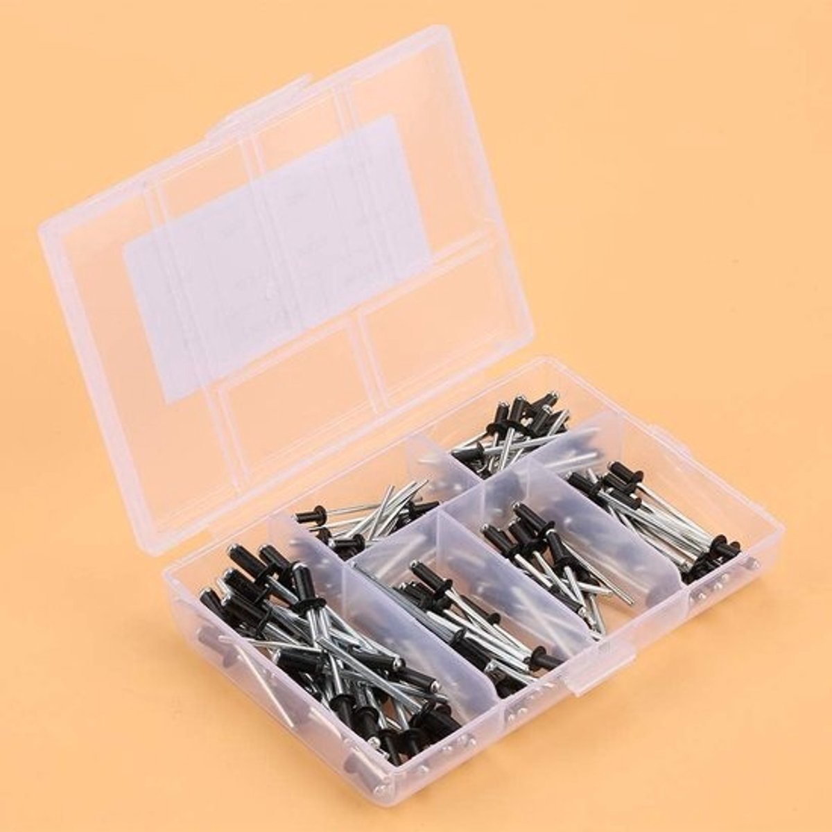 Aluminium blindklinknagelset - Set popnagels - Voor bouw en reparatie - Veelzijdig maatbereik - M2.4 tot M4