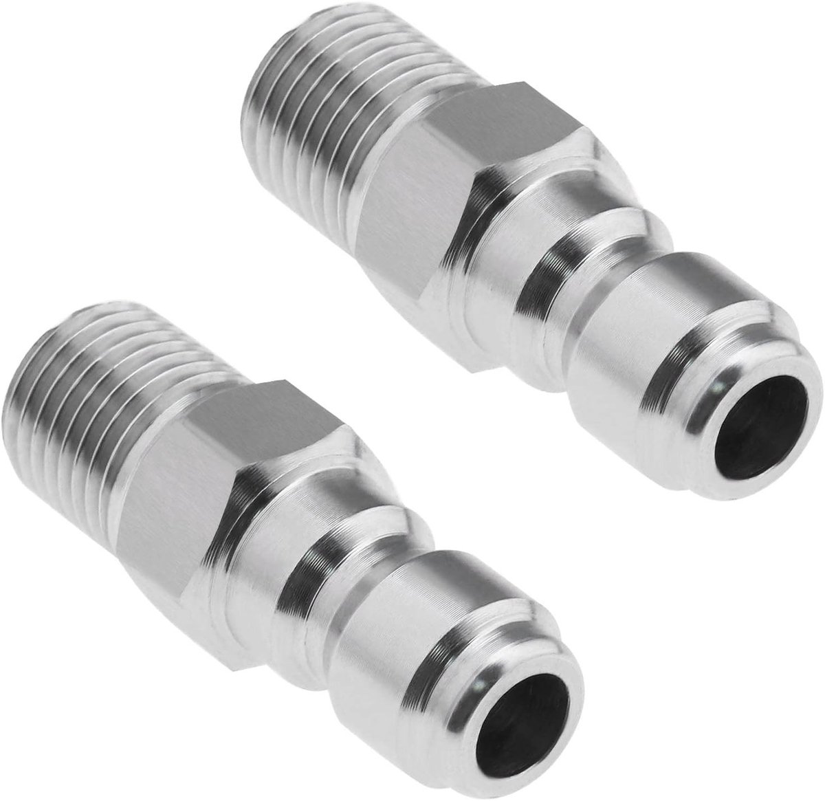 Adapter voor Hogedrukreiniger - 1/4 Inch Male BSP Aansluiting, Snelle Ontkoppeling, 304 RVS Koppeling voor Hogedrukspuit en Spuitlans tot 5000 PSI
