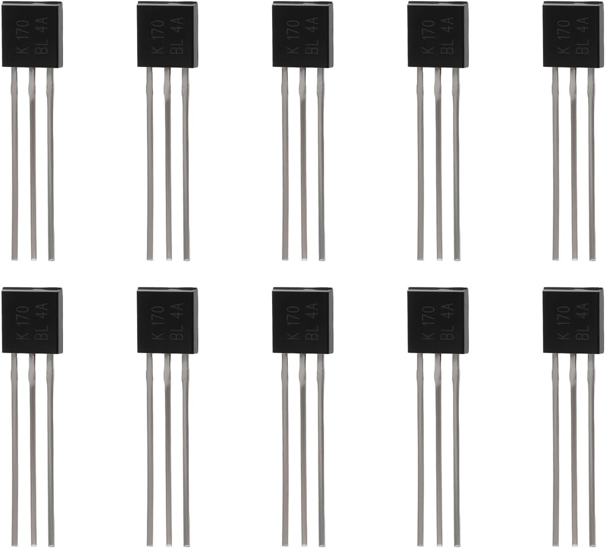 10 stuks 3Pin N-Channel JFET Transistor 2SK170BL voor Audio, Precisie Elektronica en Versterkers