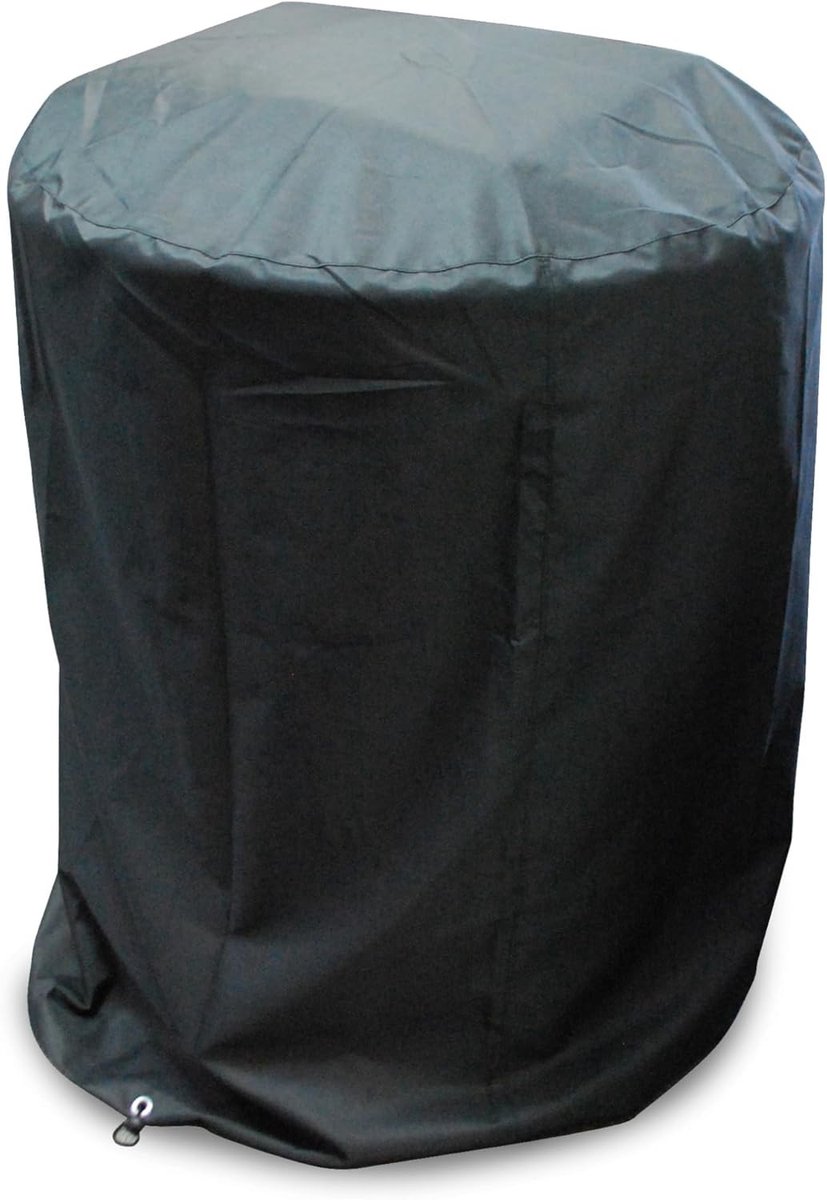 Ronde barbecuehoes - Zwart - Voor Ronde Barbecues - Polyester - Bescherming Tegen Weersinvloeden