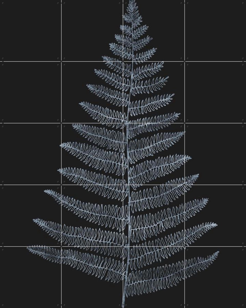 IXXI Botanica Minimalistica, Kubistika - 80 x 100 cm - Gratis ophangtool - Grote wanddecoratie en posters - Minimalisme, Illustraties, Line art