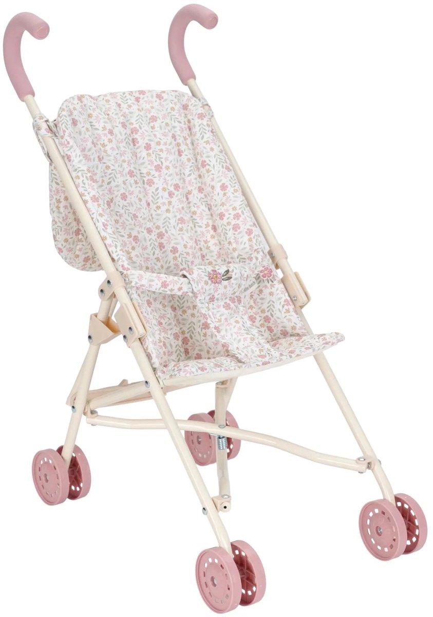 Little Dutch - Poppenwagen Speelgoed - Poppenbuggy - Kinderwagen - Buggy Inklapbaar - Plooibuggy - Buggy Pop - Speelgoed vanaf 3 jaar
