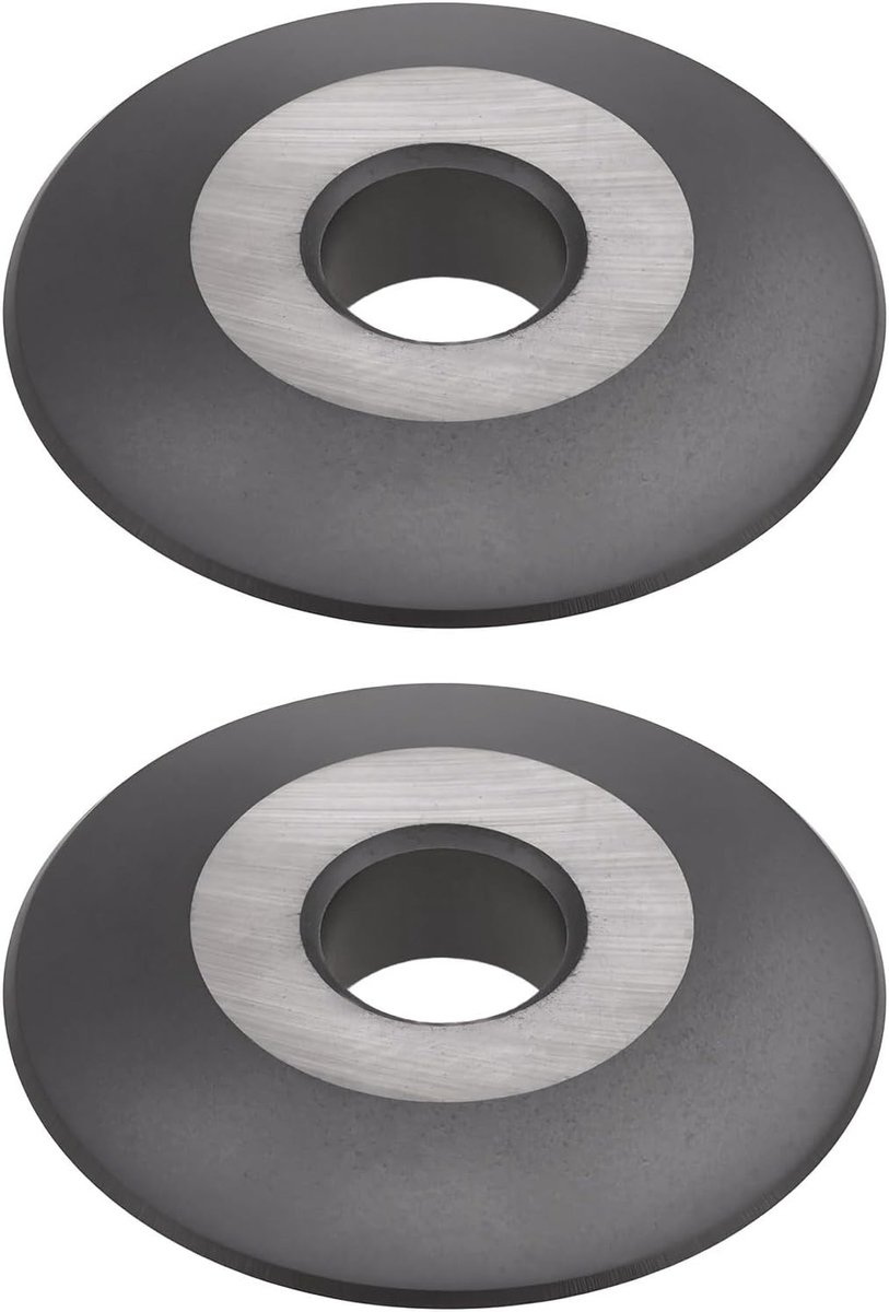 Set van 2 tegelsnijwielen 22x6x4.7mm voor het snijden van tegels en glas, ideaal voor klussen