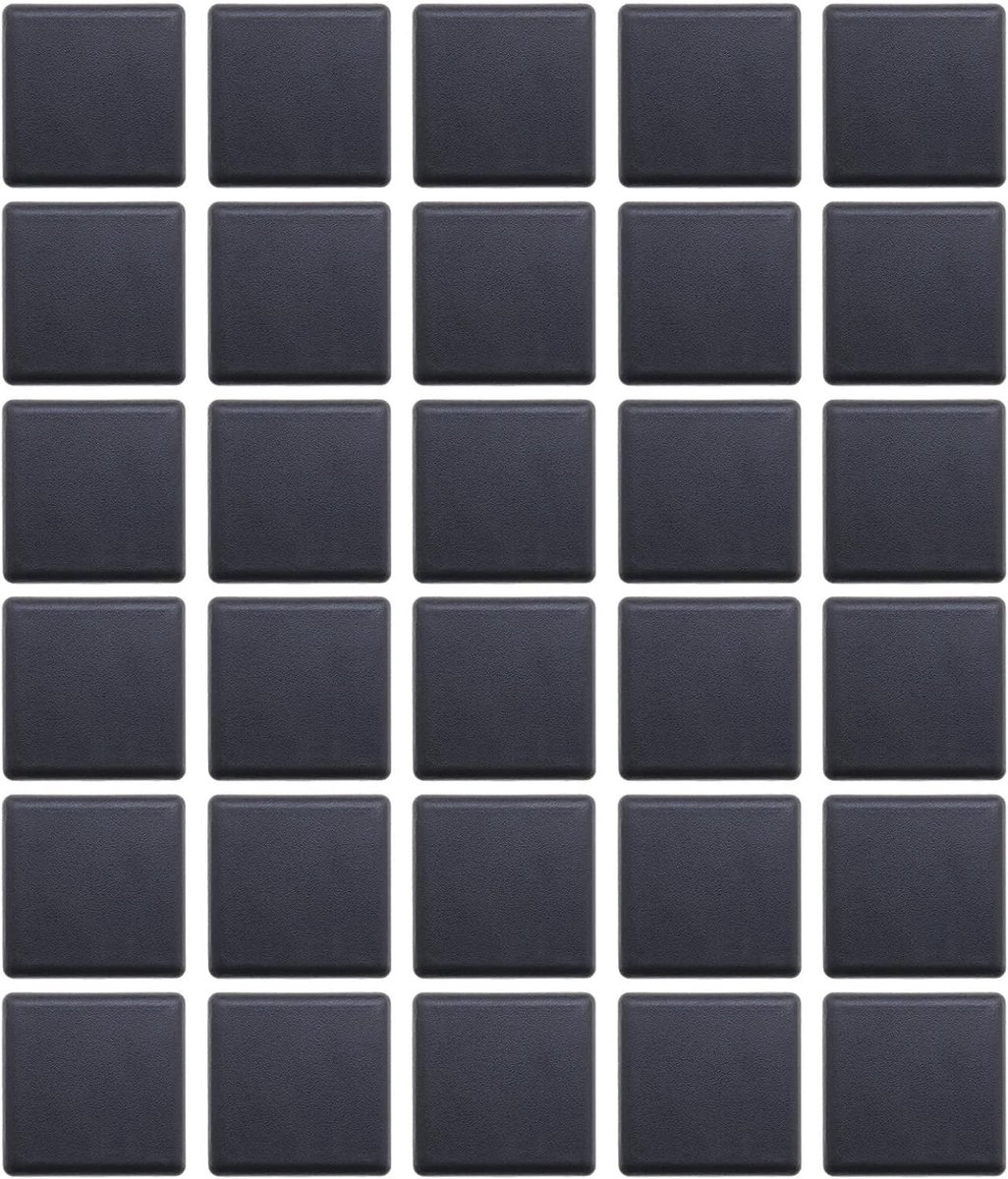 30 Stuks Aluminium Profiel Eindkap Covers en Plastic Bevestigingsmaterialen voor 4040 Profielen 40x40mm - Zwart, Industrieel en Duurzaam