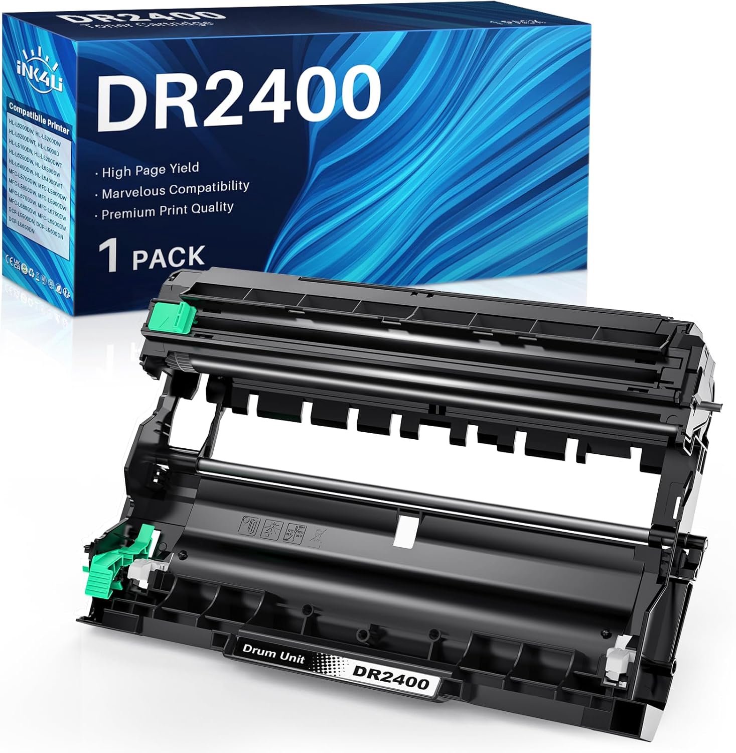 Trommel DR2400 - Compatibel met Brother - Voor diverse Brother printers - ServiceTopper
