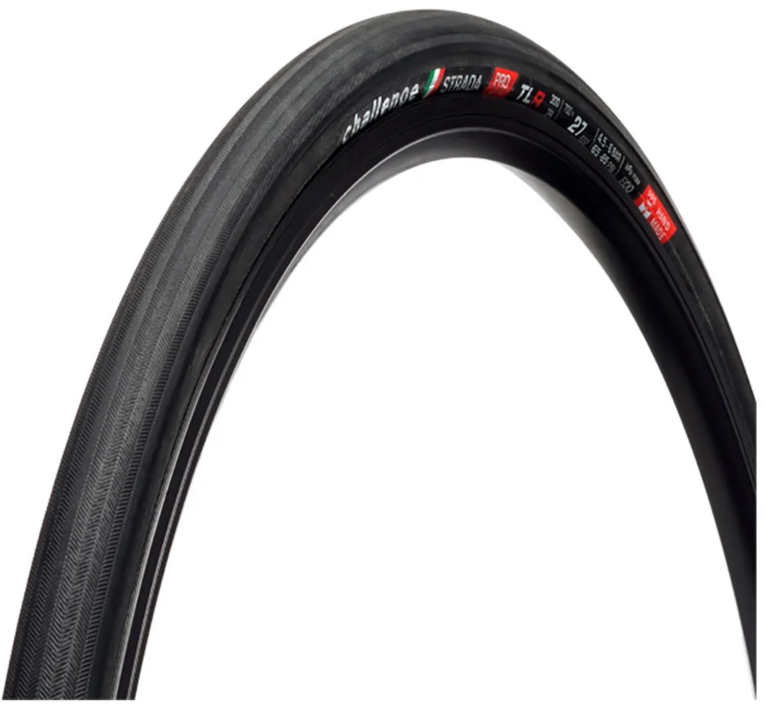 Challenge Strada Pro Handmade Smart Tubeless 700c X 28 Racefietsband Zwart 700C x 28