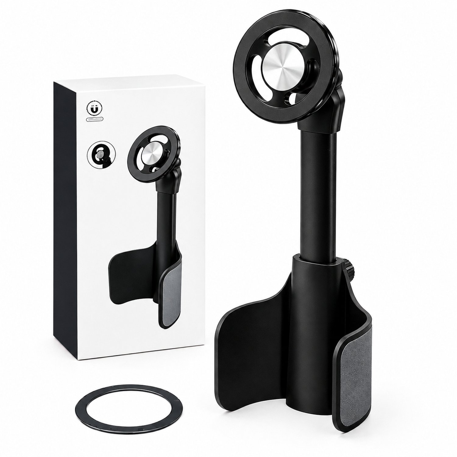 telefoonhouders auto magnetische uitschuifbare bekerhouder met ronde telefoonhouder