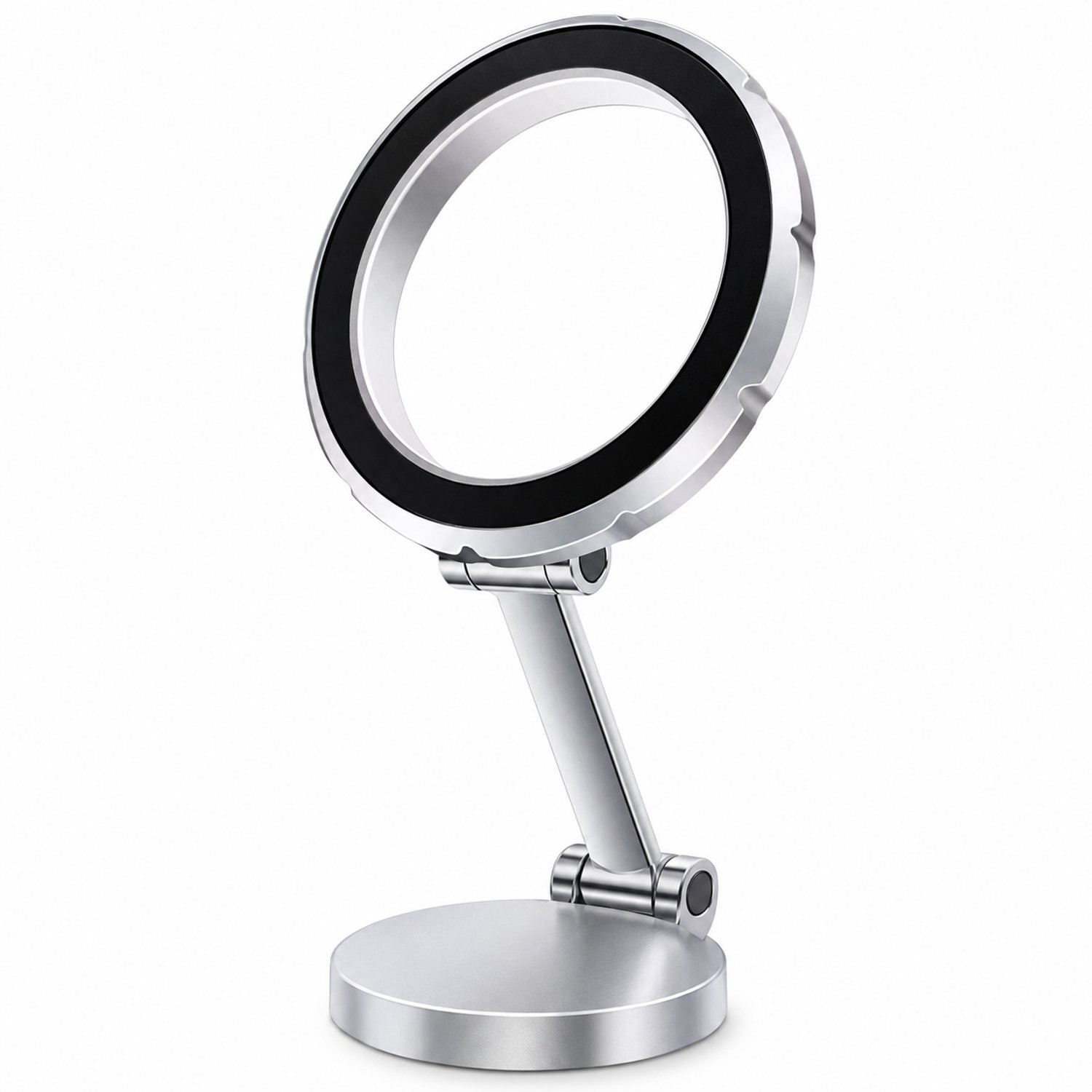 Telefoonhouders auto inklapbare magnetische telefoonhouder voor het dashboard met ronde voet verpakking 12 × 8 × 4 cm