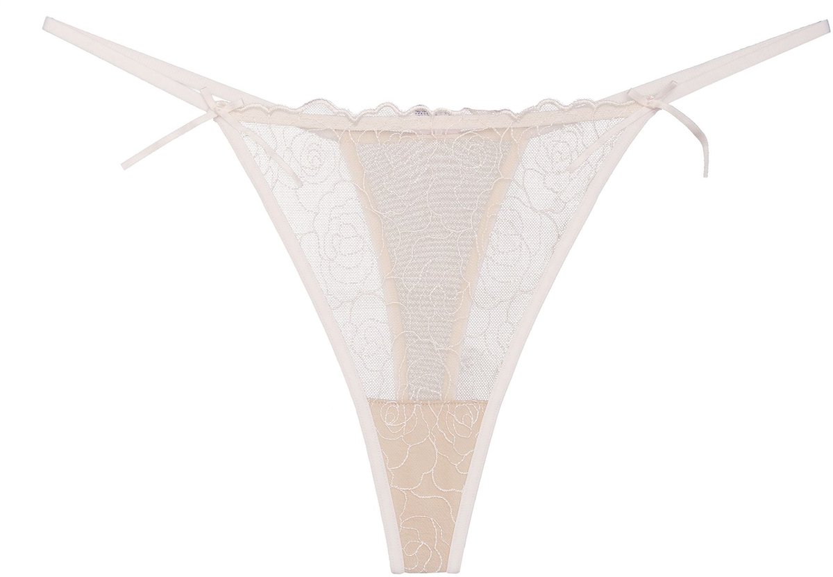 Esotiq Batty - String - Crèmekleurig - M