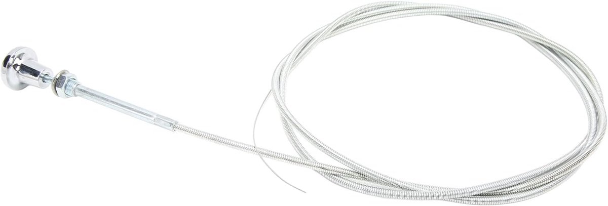 Choke-kabel universele choke-kabel roestvrij staal en 15 m universele choke-kabel carburateur choke regelkabel vervanging voor 4-, 6- en 8-cilindermotoren