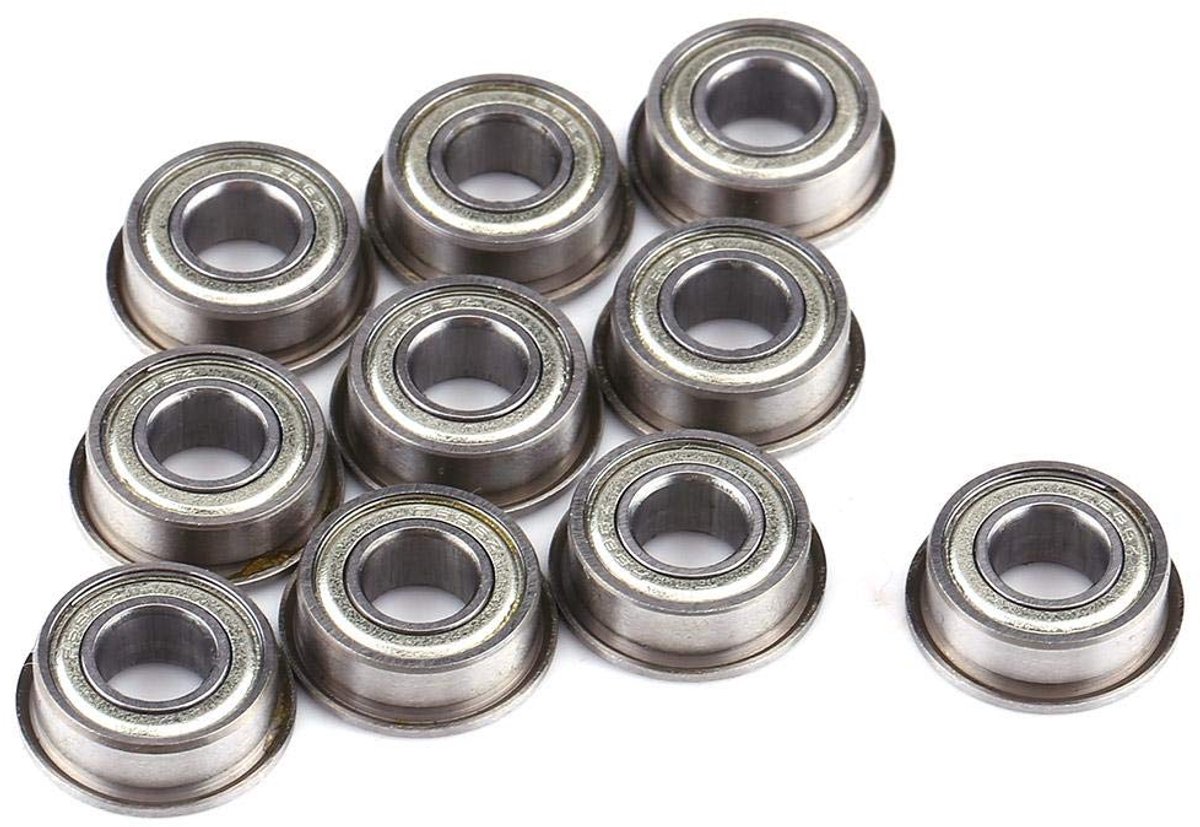 Lagers, Fydun 10 stks F686ZZ Mini Metaal Staal Dubbele afgeschermde Flanged Kogellagers 6 * 13 * 5mm