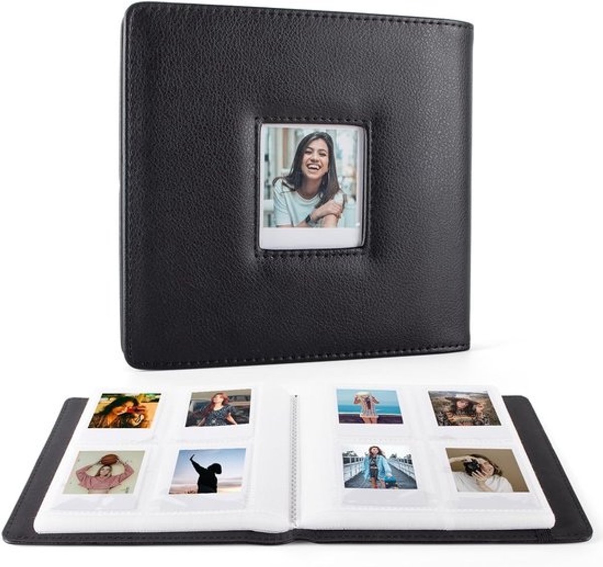 Pocketfotoalbum 288 - PU-leer - Voor Polaroid GO-camerafilm - Bewaar je herinneringen - ShopVlot