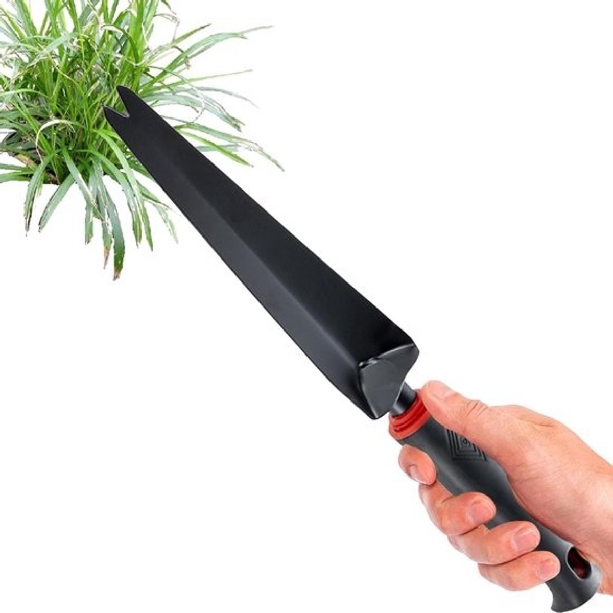 Onkruidsteker tuingereedschap - Wieden-tool - Effectief wieden - Ergonomische handgreep - 345 cm lengte - Zwart