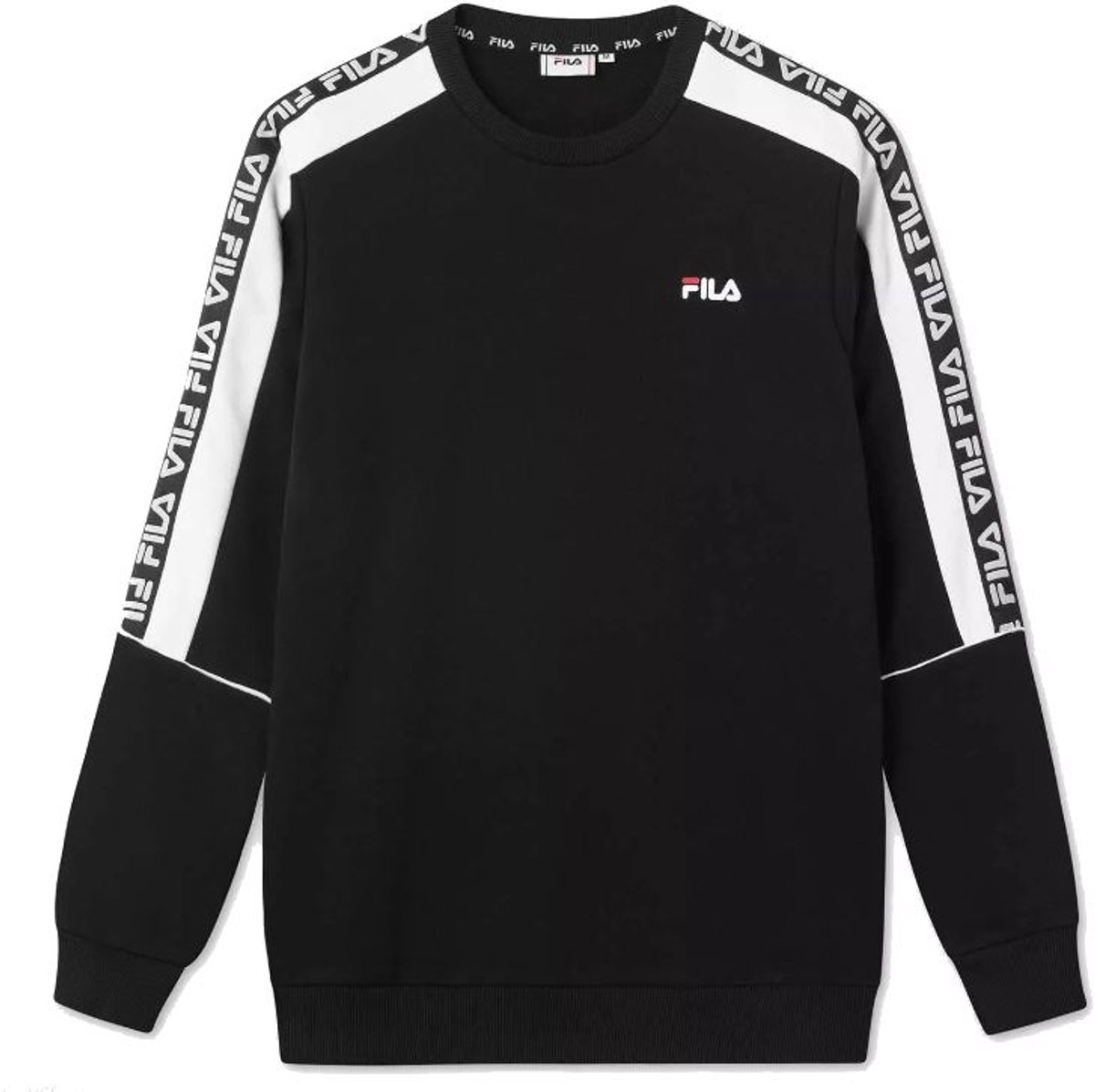 Fila MEN TEOM crew sweat S Heren Zwart