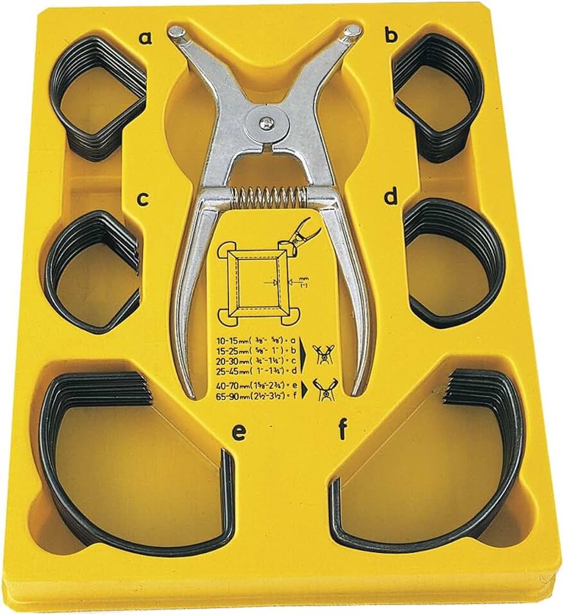 Klemklemmen set compleet, 1 stuk, 173