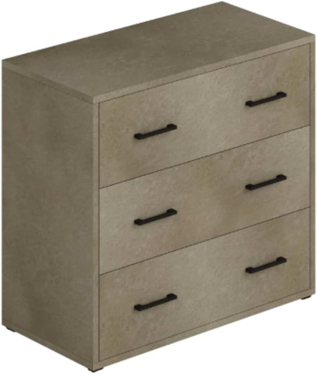 3 laden met metalen rails en versterkte lade H81.L91.P45 (lem)