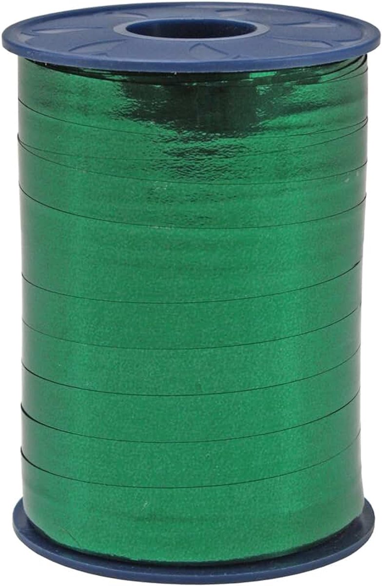 Decoratielint metallic 10 mm - 250 m dennengroen