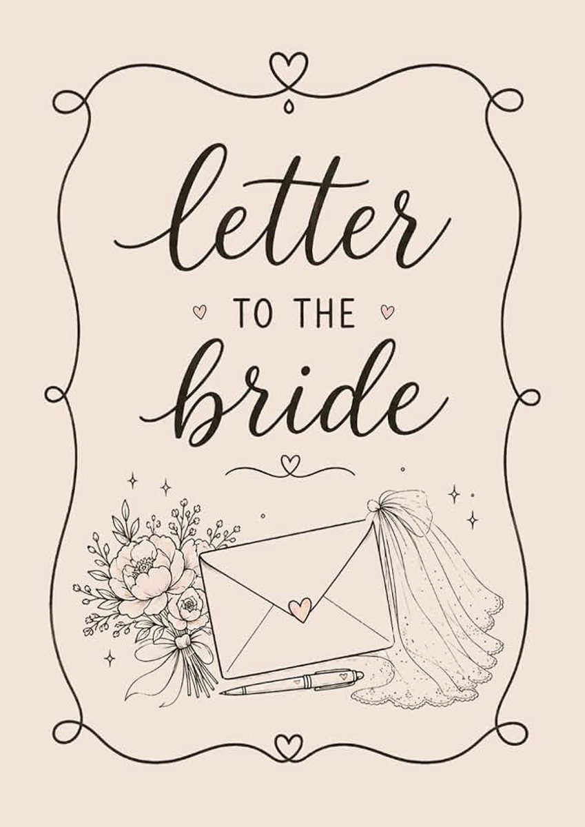 To the Bride: Ein liebevolles Briefbuch mit Wünschen, Erinnerungen und persönlichen Botschaften für die Braut