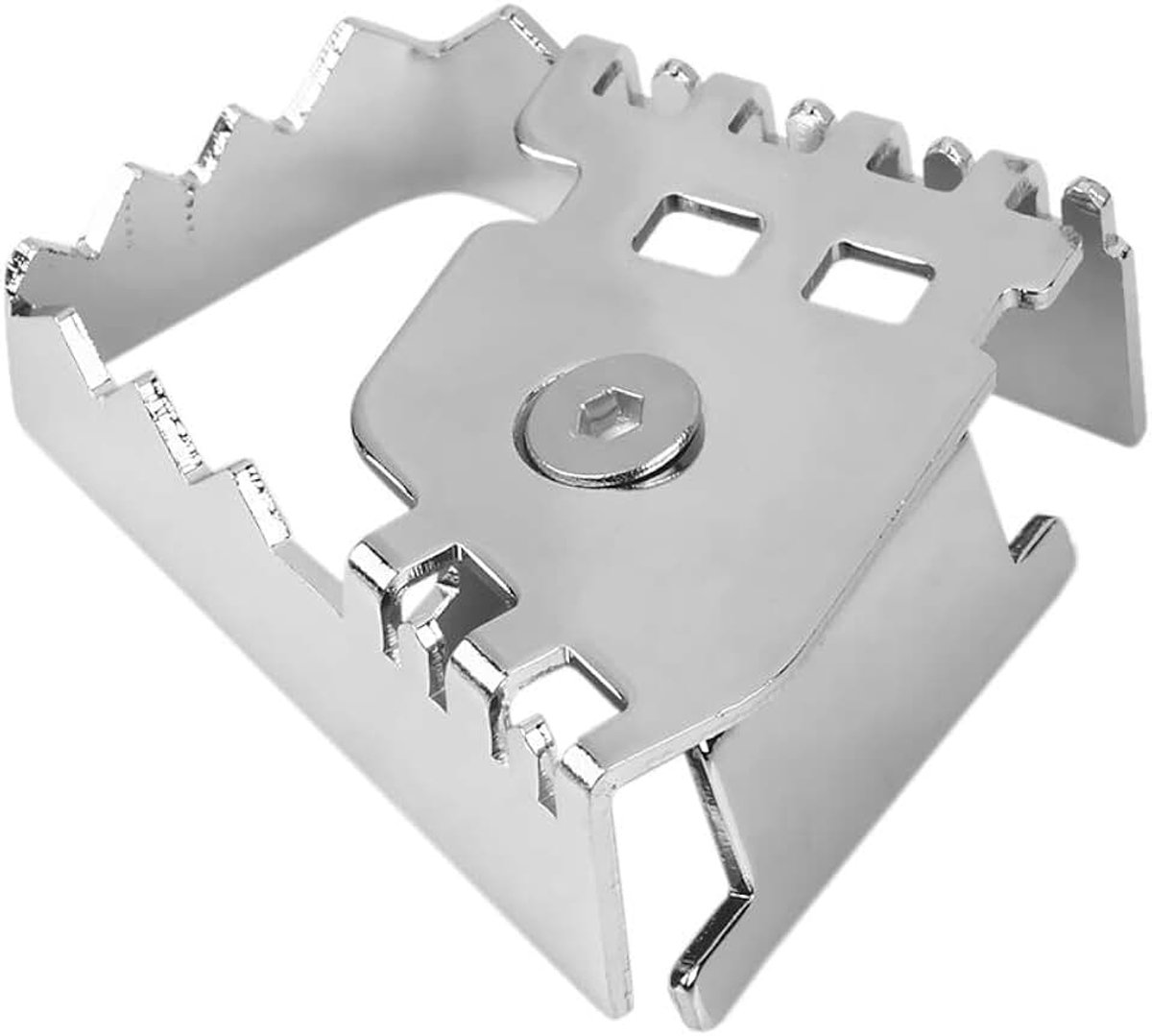 Vergroten Extension, Rvs Motorfiets Achter Voet Remhendel Pedaal Vergroten Extension Pad Extender voor F800GS F700GS(plating)