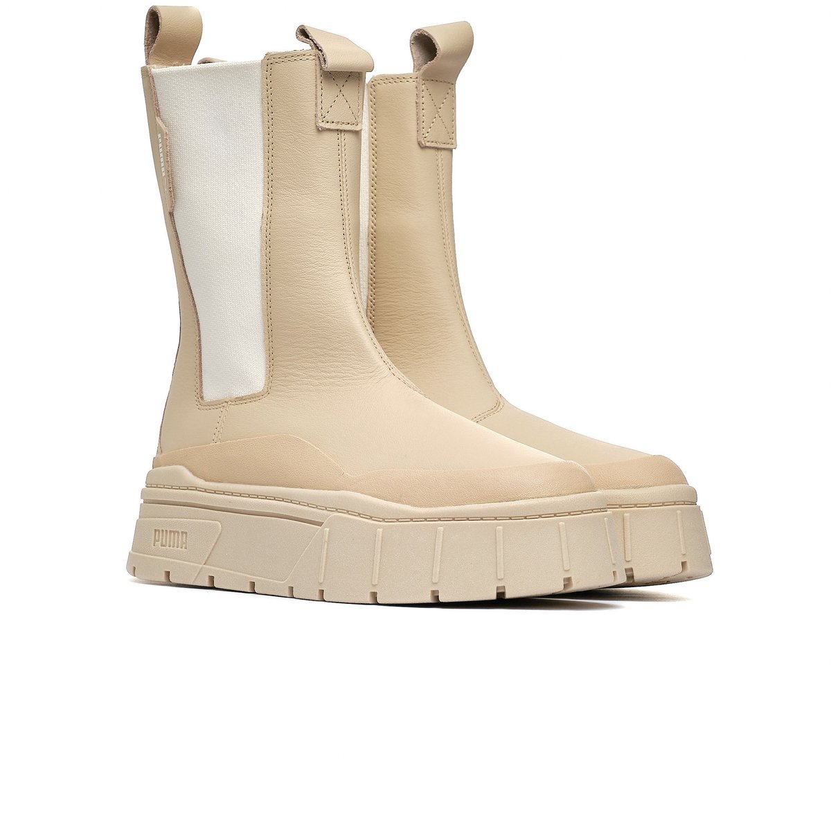 Puma Mayze Stack Chelsea Wns 386272 Dames Botki Beige