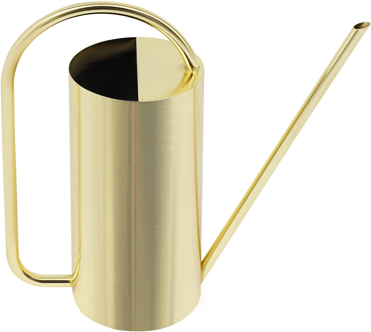 Gieter met lange uitloop, grote inhoud 1,4 l, voor irrigatie van kleine kamerplanten, hangplanten, desktopbonsai, goud