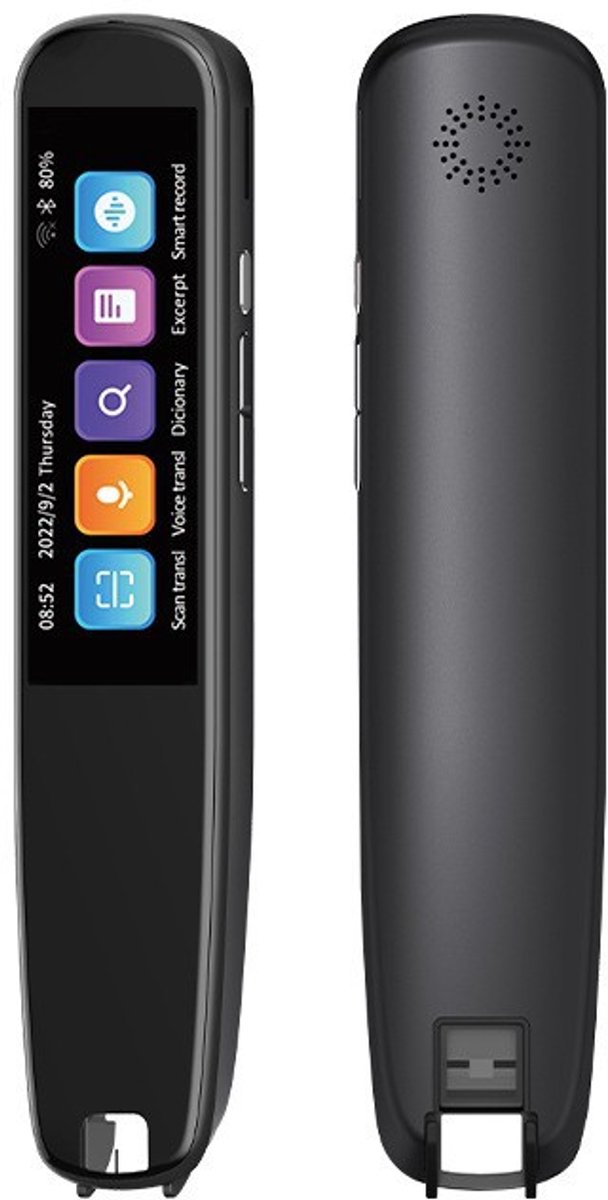 Taalvertaler Apparaat Real Time, Reader Scanner Pen Woordenboek Spraakvertaler voor Vergaderingen Reisstudenten, Zakvertaler Vertaalpen
