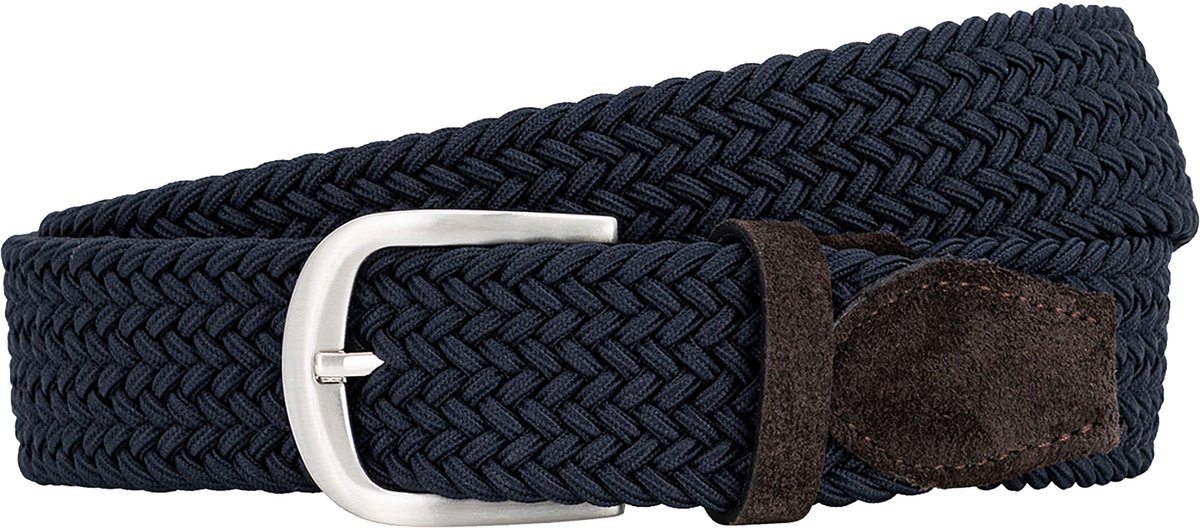 LINDENMANN elastische heren riem - marine