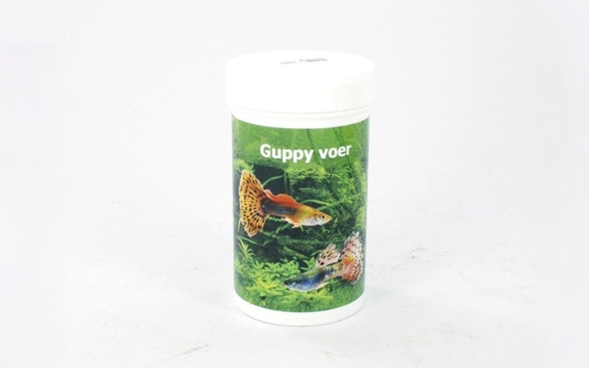 Ruinemans Guppy Vissenvoer (250ml) - Visvoer Aquarium - Visvoer voor Guppy's en andere Aquariumvissen
