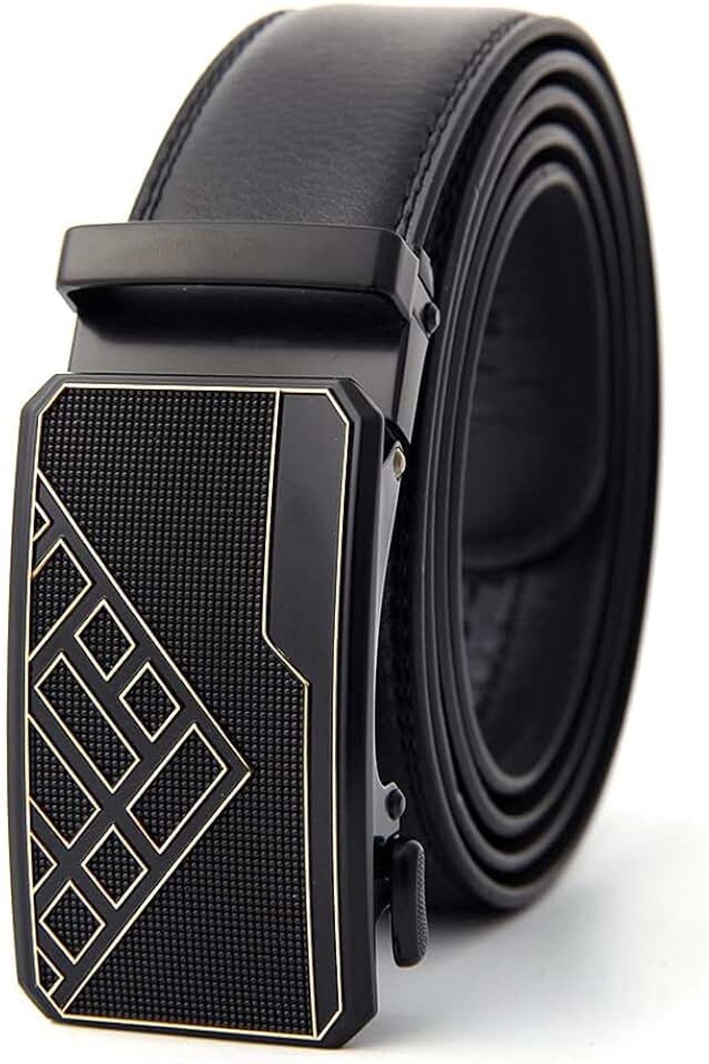 Riem Vaderdag, Valentijnsdag Gift/Auto Gesp Zakelijke Riem/Eerste Laag Lederen Ratchet Riem/Lengte 125 cm, H, 125×4cm