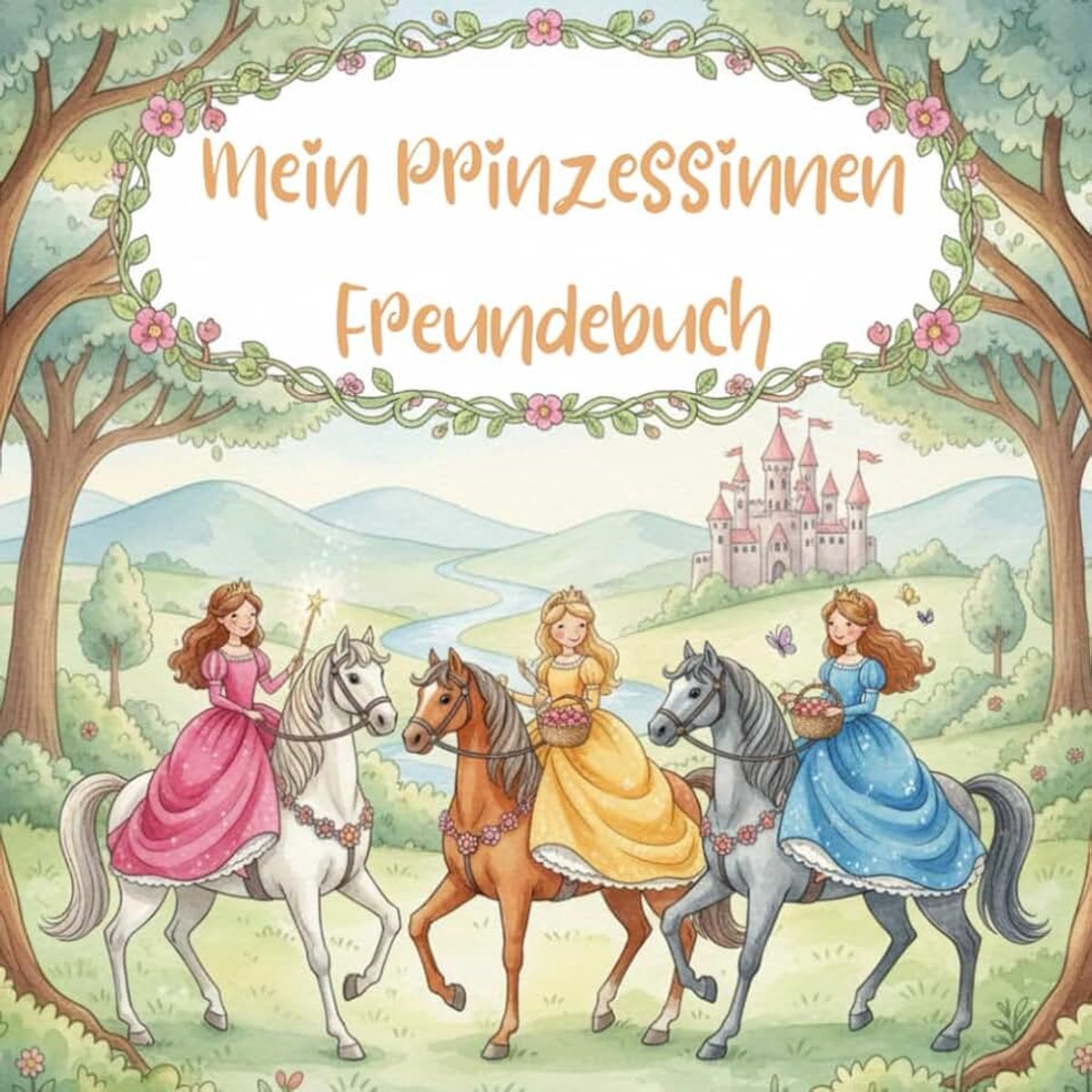 Für kleine Prinzessinnen – Mit Platz für Fotos & Wünsche: Mit liebevoll gestalteten Eintragseiten