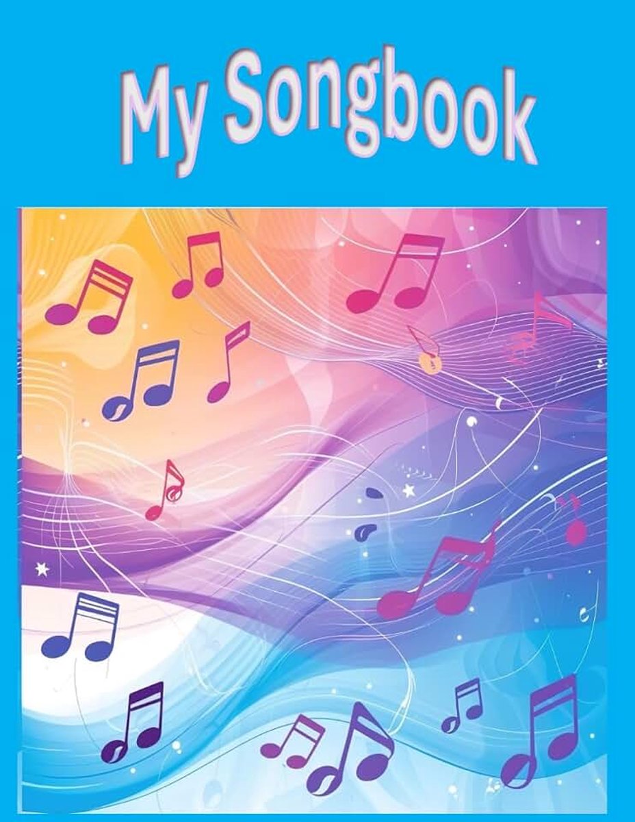 Pages and blank music staves pages
