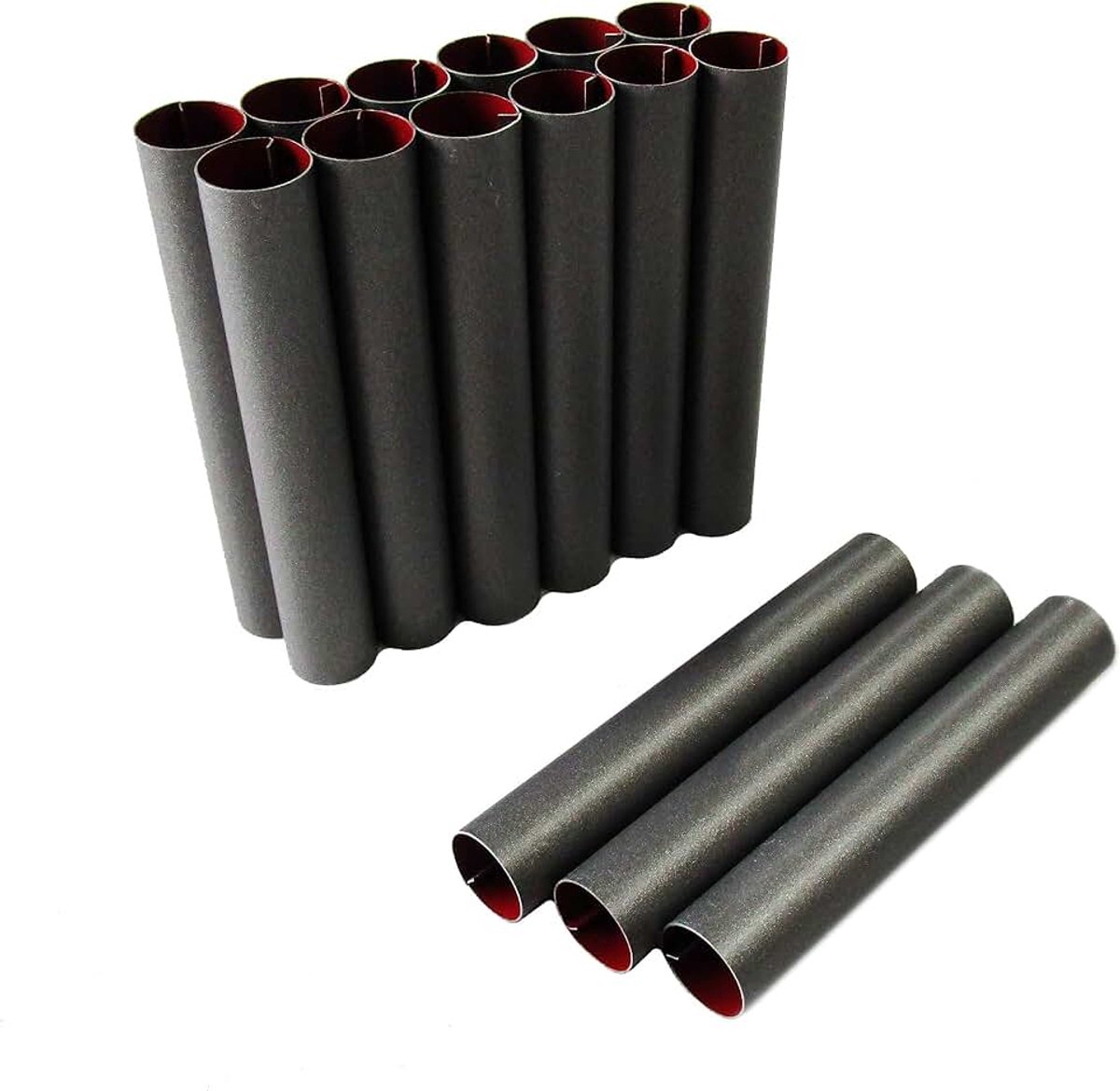 15-delige set (8 cm x 1,3 cm) anti-aanbaklaag Teflon traditionele bakvorm shillerkrulvorm rechte buisjes spuitmonden crème rollers