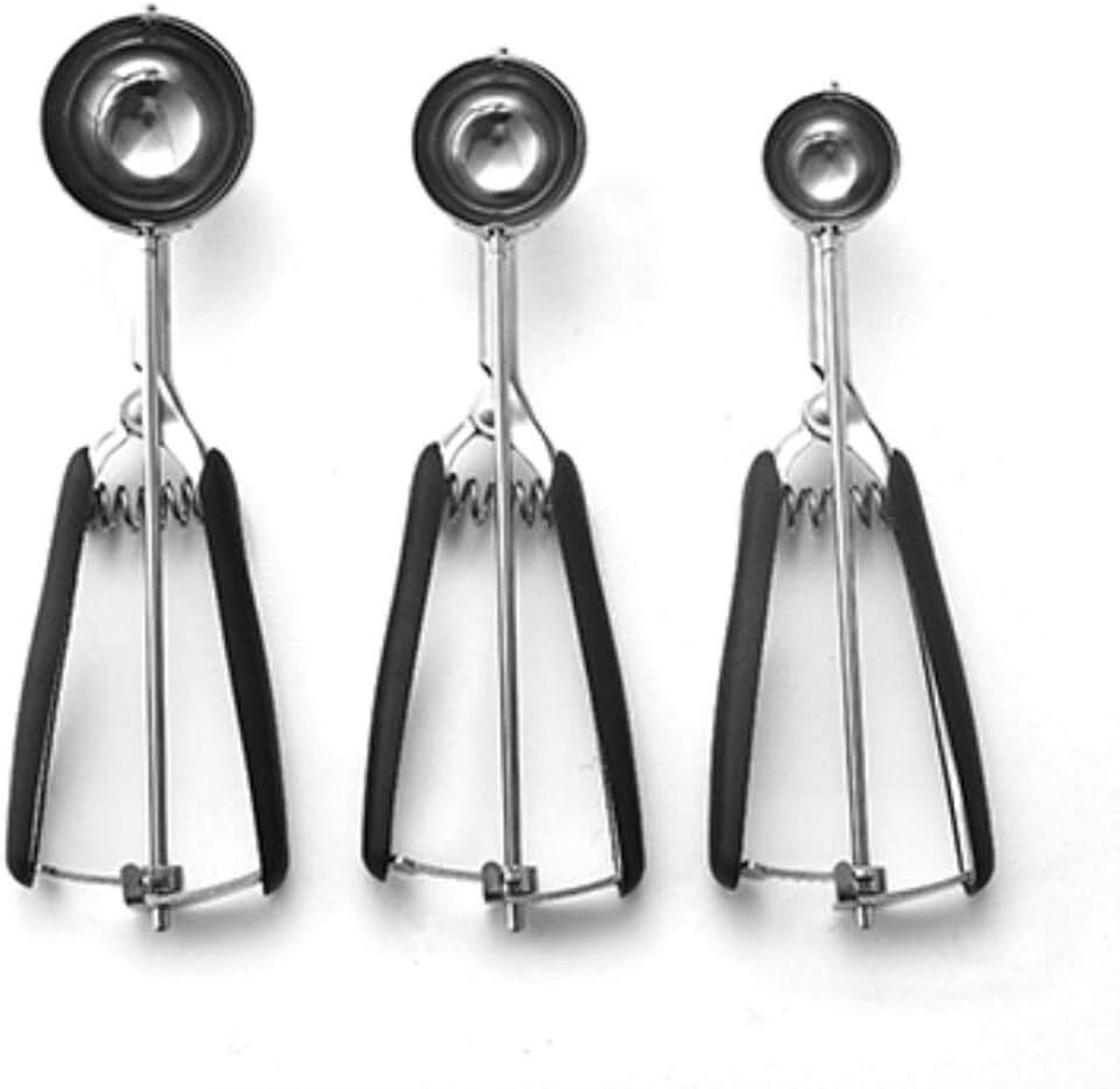 Cream Scoop Keuken Drie Maten Keuken Gereedschap Roestvrij Staal Ijs Vorm IJs-Cream Lepel Creatieve Digger Ijs-Cream Lepel