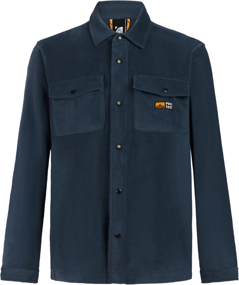 Protest PRTGogh - Shirt Heren - Overshirt - Outdoor -Fleece - Drukknopen
