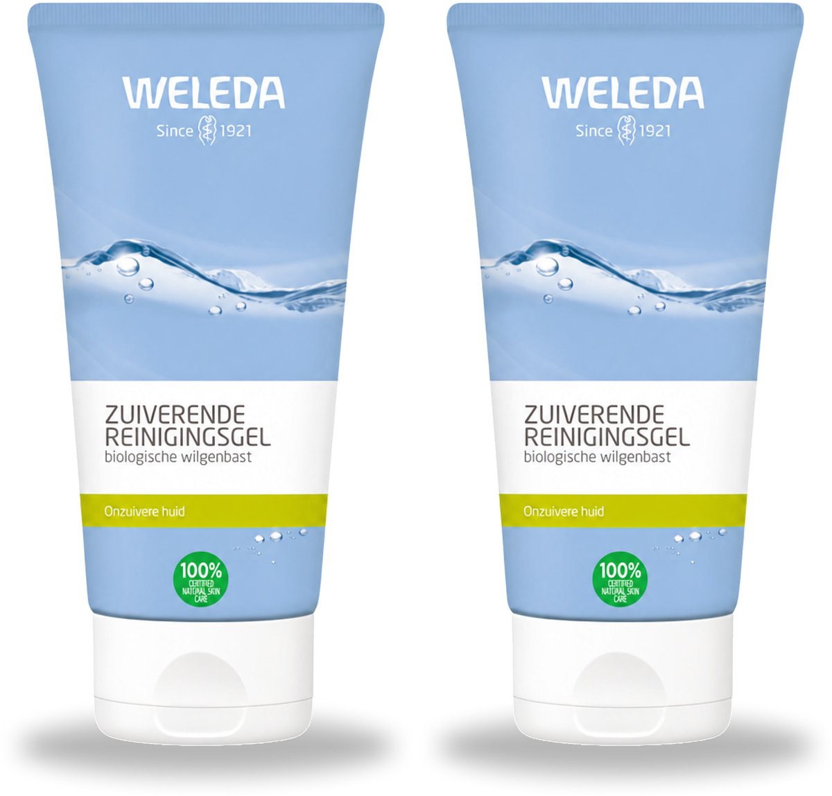 2 x WELEDA - Reinigingsgel Zuiverend - Voor onzuivere huid - 100 ml - Voordeelverpakking - 2 stuks
