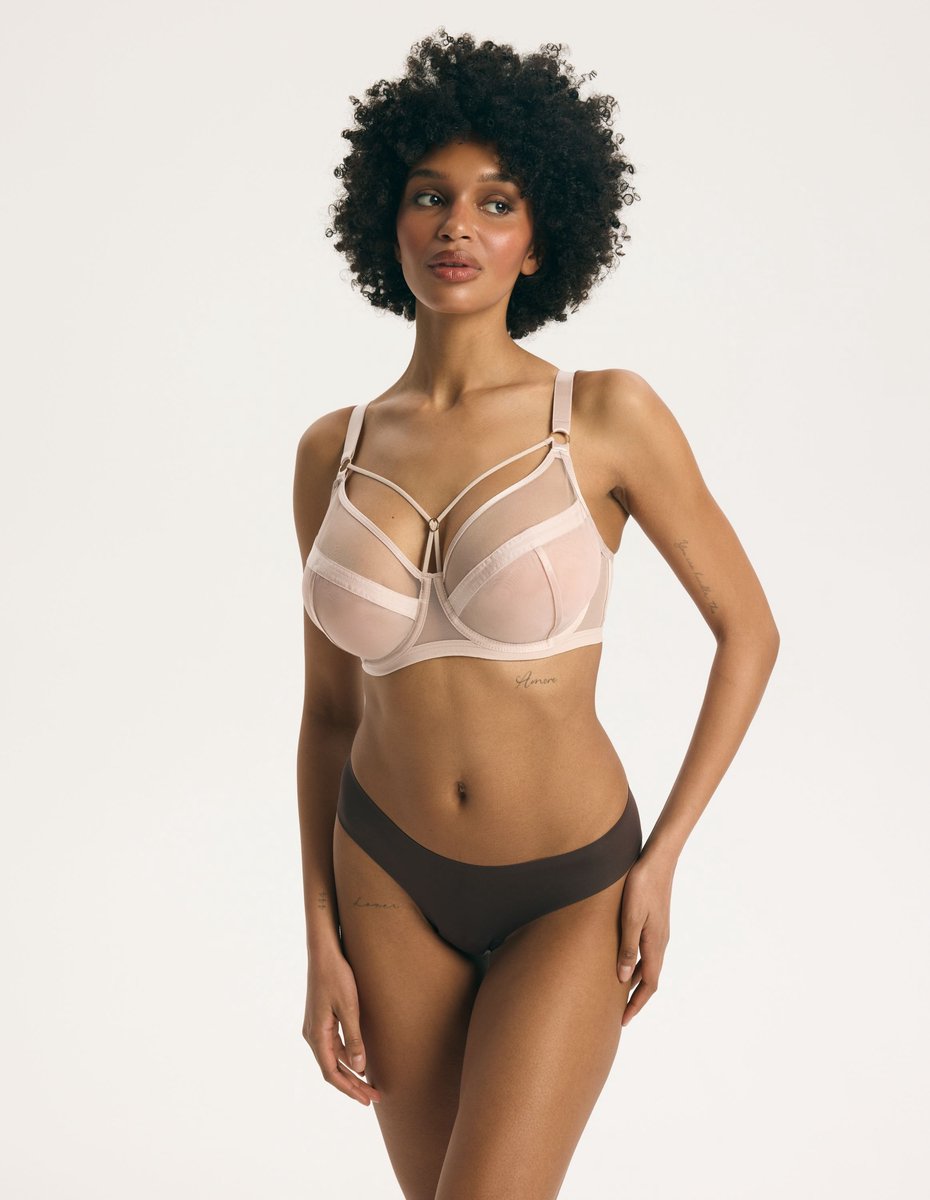 ESOTIQ Glam - Zachte beha - Lichtroze - 80H - Met beugels